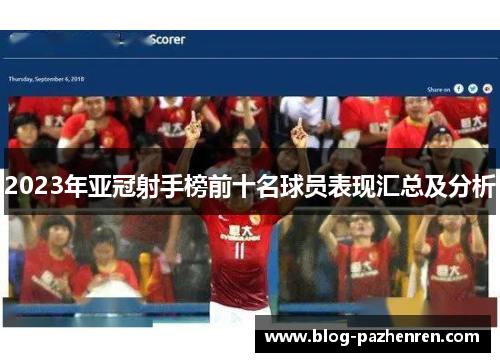 2023年亚冠射手榜前十名球员表现汇总及分析