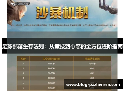 足球部落生存法则：从竞技到心态的全方位进阶指南